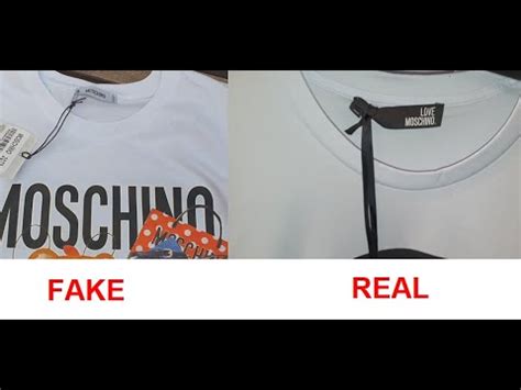 how to spot fake moschino shirt|moschino tees counterfeit.